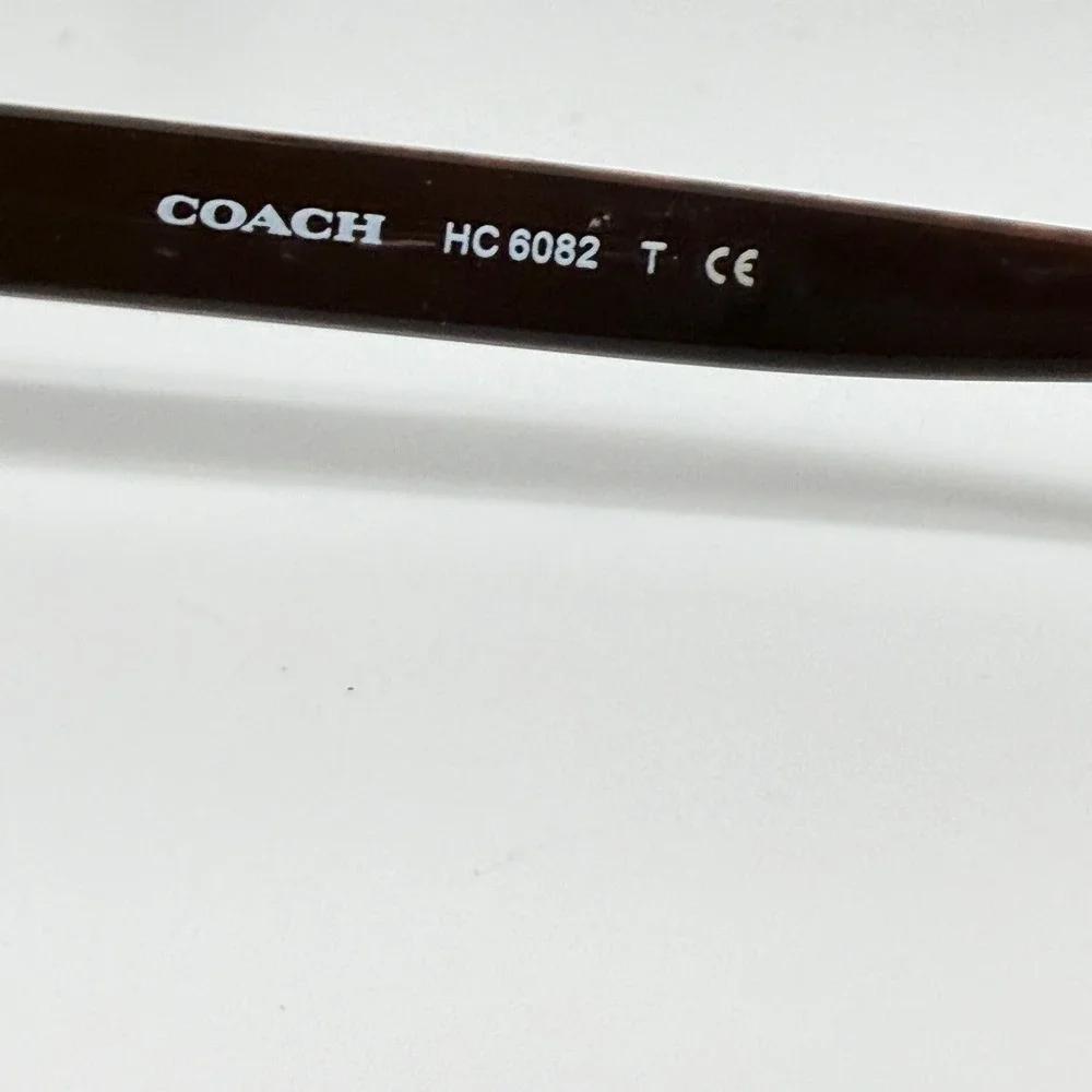 Coach HC 6082 5353 Black Wild Beast Eyeglasses Frames‎ 53-17-135 Womens 22193